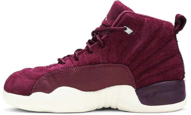 (PS) Air Jordan 12 Retro 'Bordeaux' Lelaki Sneakers 151186-617 Lookbook (PS) Air Jordan 12 Retro 'Bordeaux' Lelaki Sneakers 151186-617