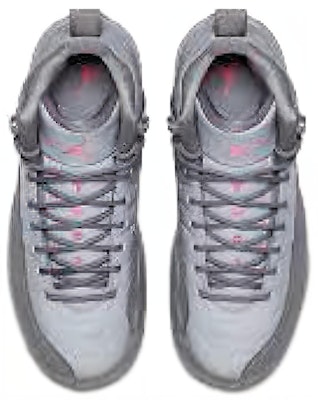 (PS) Air Jordan 12 Retro 'Gris Lobo y Rosa Intenso' 510816-029 Lookbook (PS) Air Jordan 12 Retro 'Gris Lobo y Rosa Intenso' 510816-029