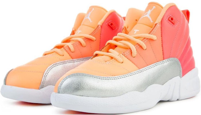 (PS) Air Jordan 12 复刻儿童款 '旭日' 510816-601 Lookbook (PS) Air Jordan 12 复刻儿童款 '旭日' 510816-601
