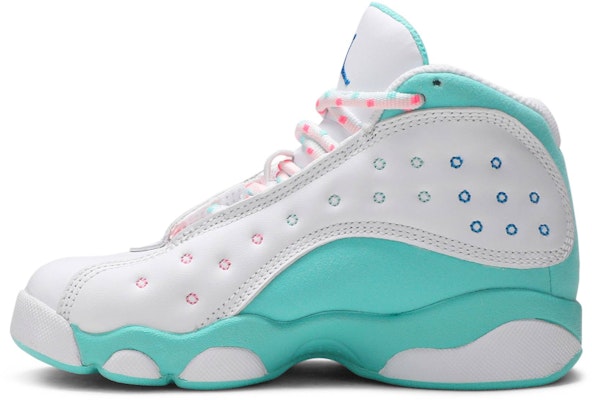 (PS) Air Jordan 13 Retro 'Aurora Green' Wanita 439669-100 Lookbook (PS) Air Jordan 13 Retro 'Aurora Green' Wanita 439669-100