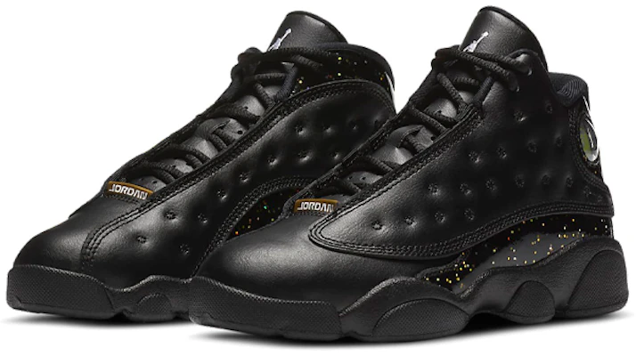 (PS) Air Jordan 13 Retro ''Nero Oro Metallizzato'' DC9444-007 Lookbook (PS) Air Jordan 13 Retro ''Nero Oro Metallizzato'' DC9444-007