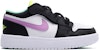 (PS) Air Jordan 1 Rendah Alt 'Hitam Putih Ungu' BQ6066-151