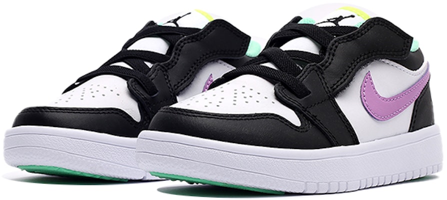 (Preschool) Air Jordan 1 Low Alt 'Black White Purple' BQ6066-151 Lookbook (Preschool) Air Jordan 1 Low Alt 'Black White Purple' BQ6066-151