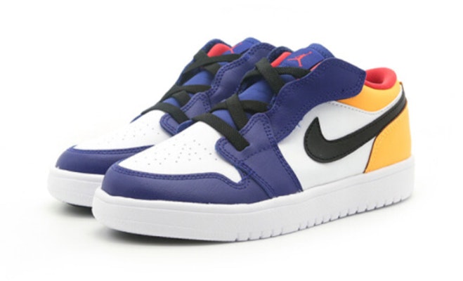 (PS) Air Jordan 1 低帮备用款 '皇家黄' BQ6066-123 Lookbook (PS) Air Jordan 1 低帮备用款 '皇家黄' BQ6066-123