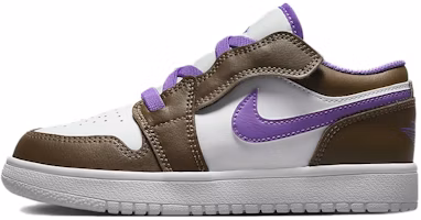 (Preschool) Air Jordan 1 Low Alt BP 'White Purple Brown' BQ6066-215 (Preschool) Air Jordan 1 Low Alt BP 'White Purple Brown' BQ6066-215