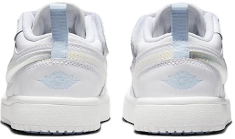 兒童 Jordan Air Jordan 1 簡約百搭休閒 防踢耐磨 低筒 兒童板鞋 白藍色 Shop 兒童 Jordan Air Jordan 1 簡約百搭休閒 防踢耐磨 低筒 兒童板鞋 白藍色