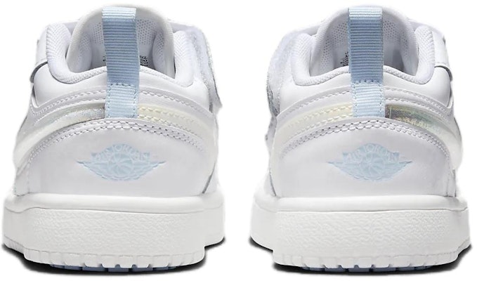 兒童 Jordan Air Jordan 1 簡約百搭休閒 防踢耐磨 低筒 兒童板鞋 白藍色 Shop 兒童 Jordan Air Jordan 1 簡約百搭休閒 防踢耐磨 低筒 兒童板鞋 白藍色
