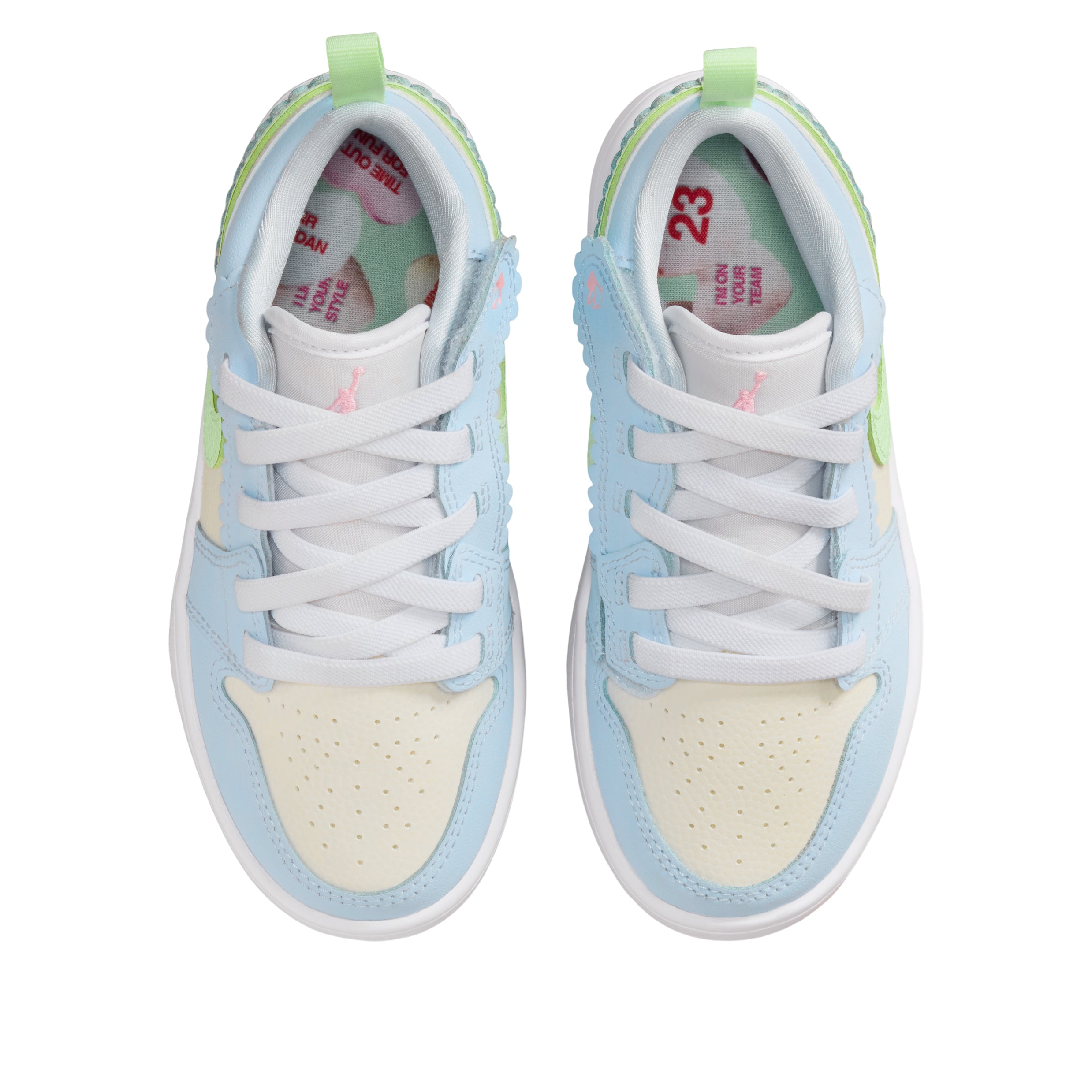 Order (Preschool) Air Jordan 1 Low Alt SE 'Half Blue' IB7117-403