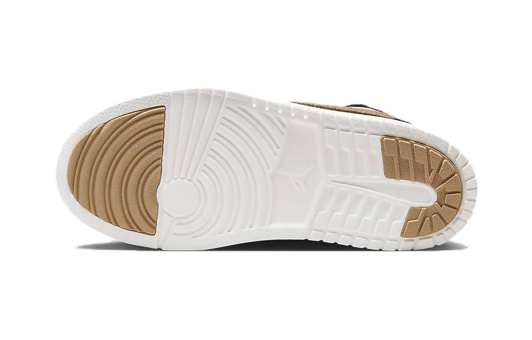 Cheap (PS) Air Jordan 1低帮特别版可可惊叹麻绳色 FB2218-200