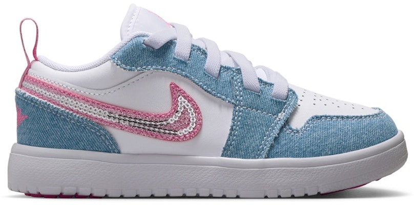 (Toddler) Air Jordan 1 Low SE 'Denim Sequin' HQ2003-400 Buy (Toddler) Air Jordan 1 Low SE 'Denim Sequin' HQ2003-400