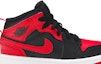 Order (PS) Air Jordan 1 Mid 'Banned' Lelaki 640734-074