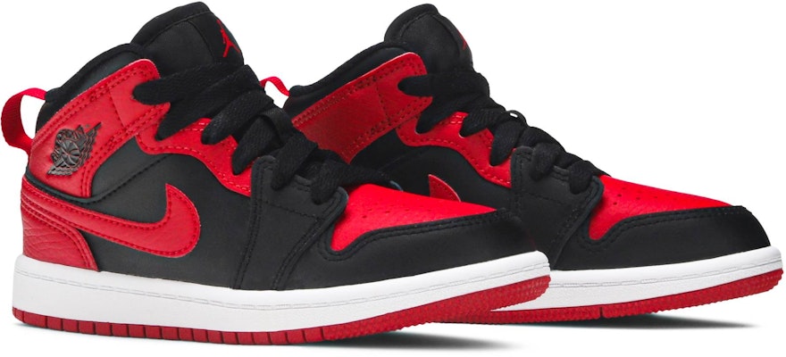 (PS) Air Jordan 1 Mid 'Banned' Lelaki 640734-074 Cheap (PS) Air Jordan 1 Mid 'Banned' Lelaki 640734-074