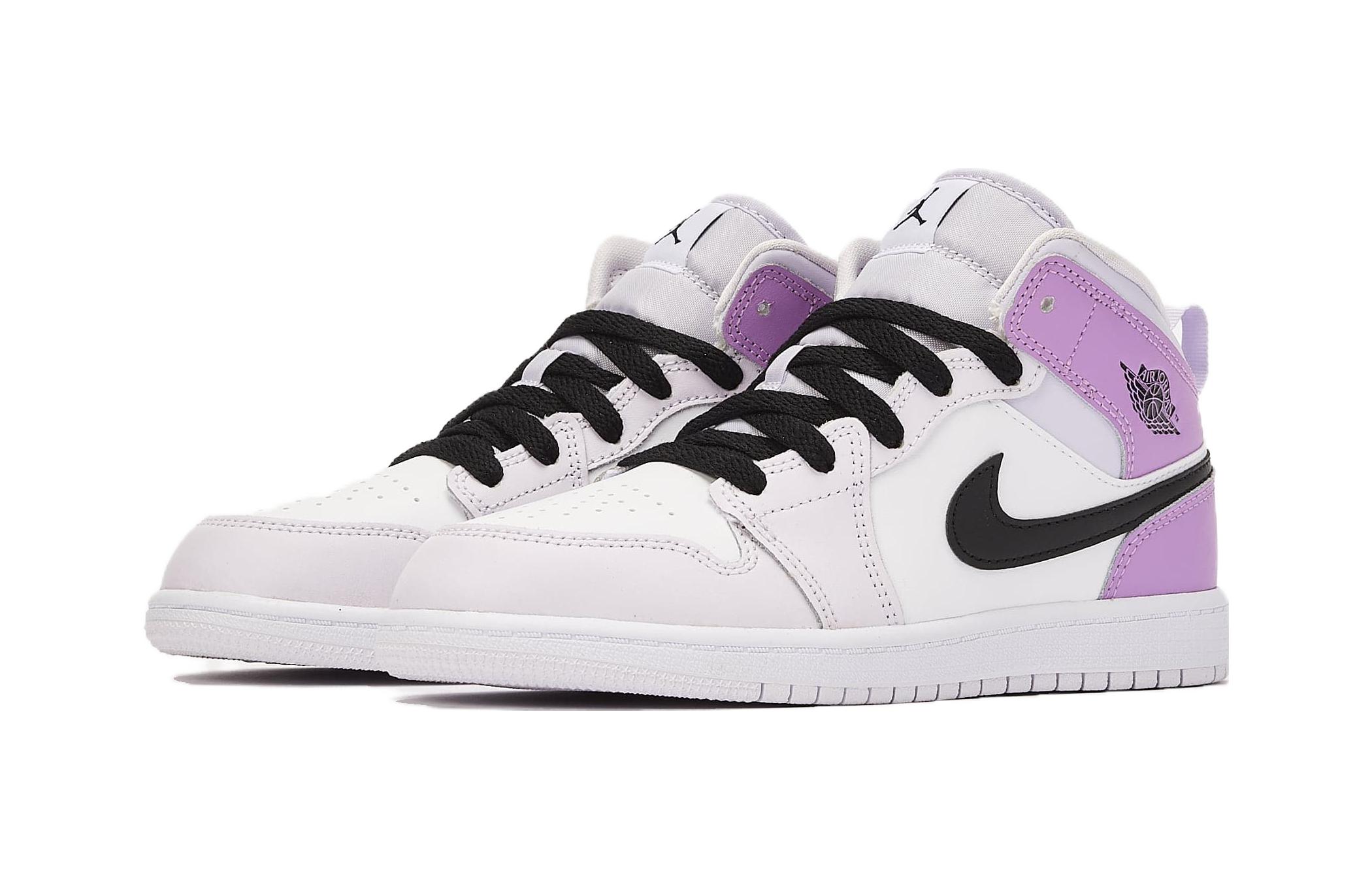 Order (PS) Air Jordan 1 Mid 'Barely Grape' Ungu Muda DQ8424-501
