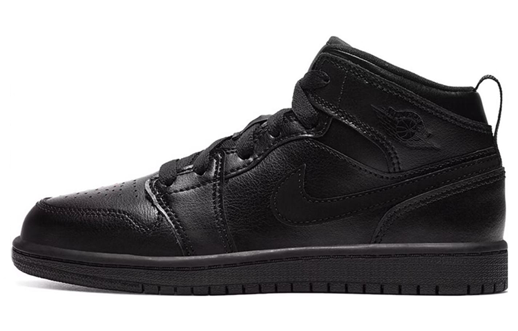 Buy (PS) Air Jordan 1 Mid 'Hitam' 640734-090