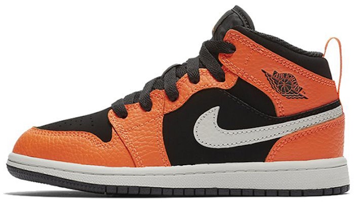 (PS) Air Jordan 1 Mid 'Hitam Jingga' 640734-062 Buy (PS) Air Jordan 1 Mid 'Hitam Jingga' 640734-062