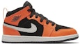 Order (PS) Air Jordan 1 Mid 'Hitam Jingga' 640734-062