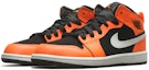 Lookbook (PS) Air Jordan 1 Mid 'Hitam Jingga' 640734-062