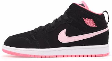 (Preschool) Air Jordan 1 Mid 'Black Digital Pink' 640737-066