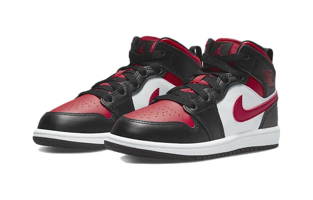 Lookbook (PS) Air Jordan 1 Mid 'Negro Fuego Rojo' 640734-079