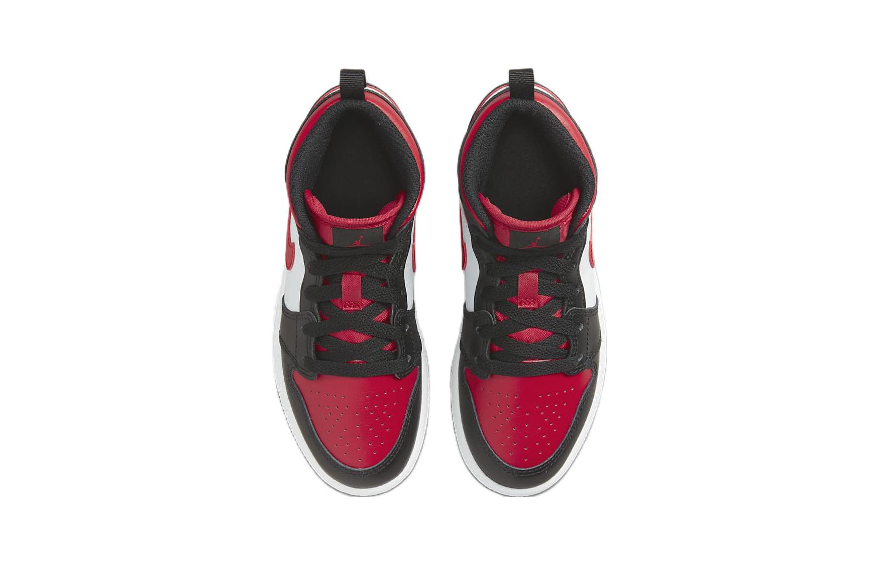 Shop (PS) Air Jordan 1 Mid 'Negro Fuego Rojo' 640734-079