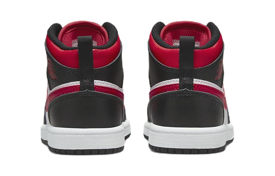Purchase (PS) Air Jordan 1 Mid 'Negro Fuego Rojo' 640734-079
