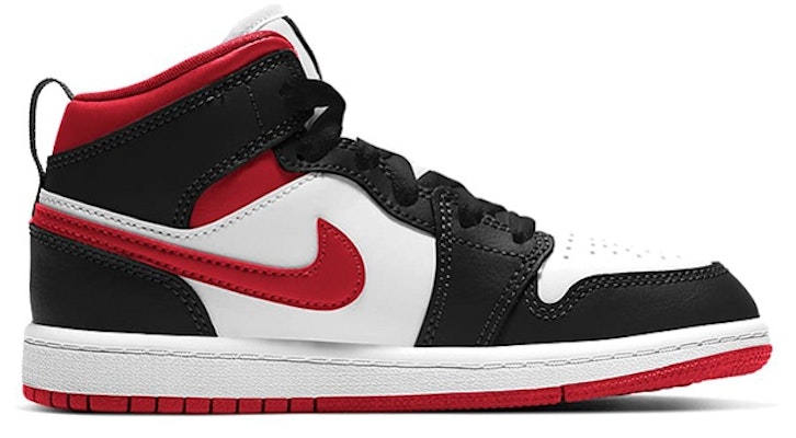 (PS) Air Jordan 1 Mid 'Hitam Gym Merah' 640734-122 Order (PS) Air Jordan 1 Mid 'Hitam Gym Merah' 640734-122