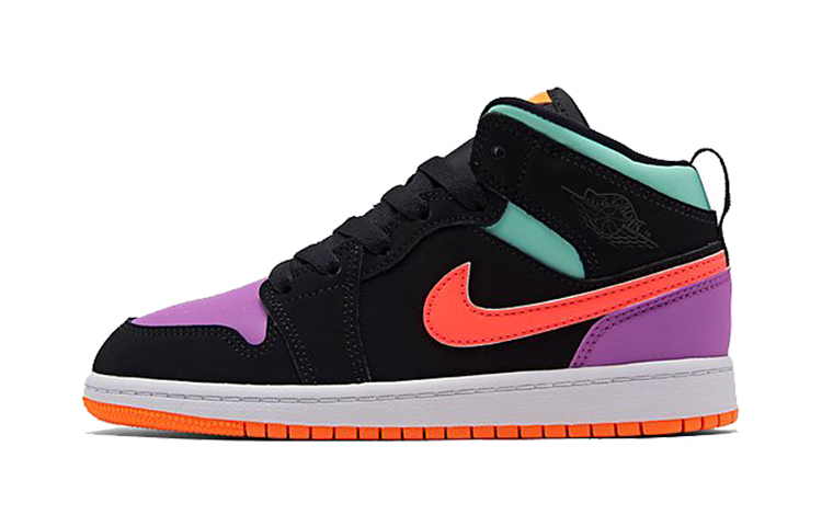 Buy (PS) Air Jordan 1 Mid 'Hitam Multi' 640734-083