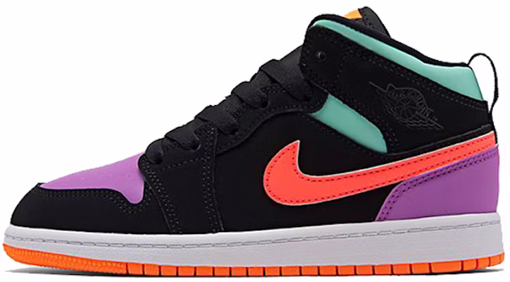 (PS) Air Jordan 1 Mid 'Hitam Multiwarna' 640734-083 Buy (PS) Air Jordan 1 Mid 'Hitam Multiwarna' 640734-083