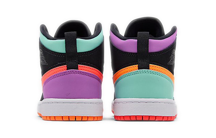 Shop (PS) Air Jordan 1 Mid 'Hitam Multi' 640734-083