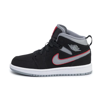 (PS) Jordan 1 Mid 'Black Particle Grey'