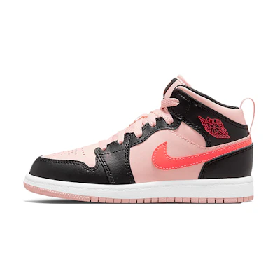 (PS) Jordan 1 Mid 'Black Pink Crimson'