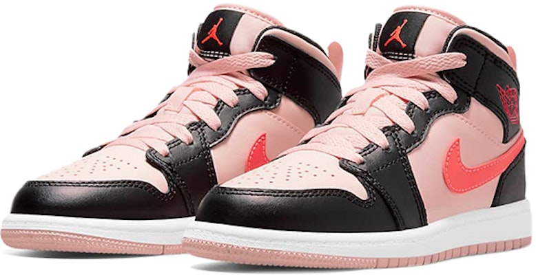 (PS) エア ジョーダン 1 ミッド "ブラック/ピンククリムゾン" 640734-604 Lookbook (PS) エア ジョーダン 1 ミッド "ブラック/ピンククリムゾン" 640734-604