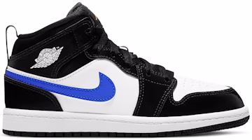 (Preschool) Air Jordan 1 Mid 'Black Racer Blue' 640734-084 (Preschool) Air Jordan 1 Mid 'Black Racer Blue' 640734-084