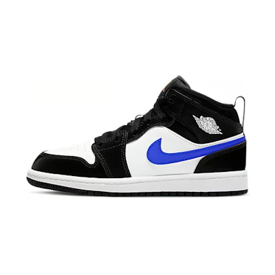 (PS) Jordan 1 Mid 'Black Racer Blue'