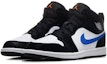 Lookbook (PS) Air Jordan 1 Mid 'Hitam Racer Biru' 640734-084