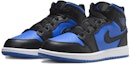 Lookbook (PS) エアジョーダン1ミッド 黒×ロイヤルブルー DQ8424-042