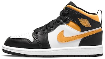 (Preschool) Air Jordan 1 Mid 'Black University Gold' 640734-177