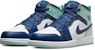 (PS) Air Jordan 1 Mid 'Biru Mint' 640734-413