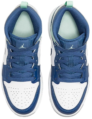 (Preschool) Air Jordan 1 Mid 'Blue Mint' 640734-413 Shop (Preschool) Air Jordan 1 Mid 'Blue Mint' 640734-413