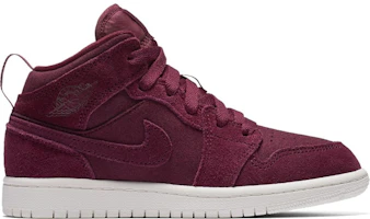(Preschool) Air Jordan 1 Mid 'Bordeaux' 640734-625 (Preschool) Air Jordan 1 Mid 'Bordeaux' 640734-625