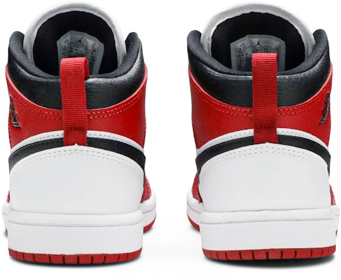 (PS) Air Jordan 1 Mid 'Chicago' Lelaki 640734-173 Details for (PS) Air Jordan 1 Mid 'Chicago' Lelaki 640734-173