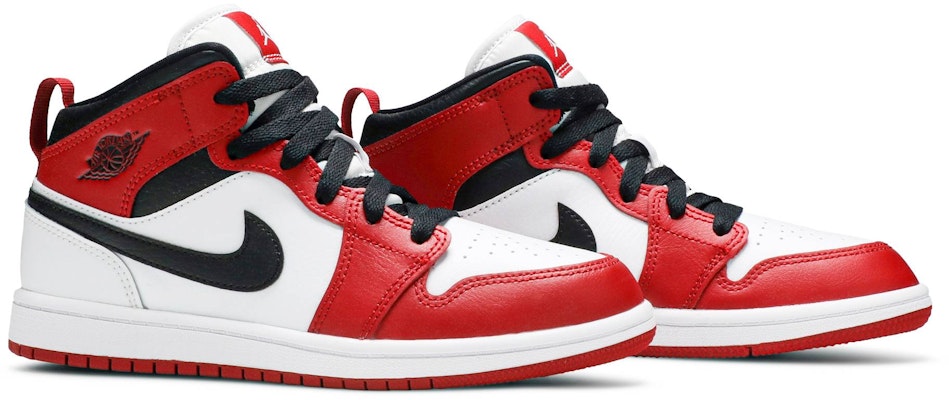 (PS) Air Jordan 1 Mid 'Chicago' Lelaki 640734-173 Cheap (PS) Air Jordan 1 Mid 'Chicago' Lelaki 640734-173