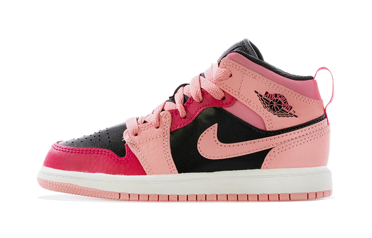Buy (幼童) Air Jordan 1 Mid '珊瑚粉' 640734-662