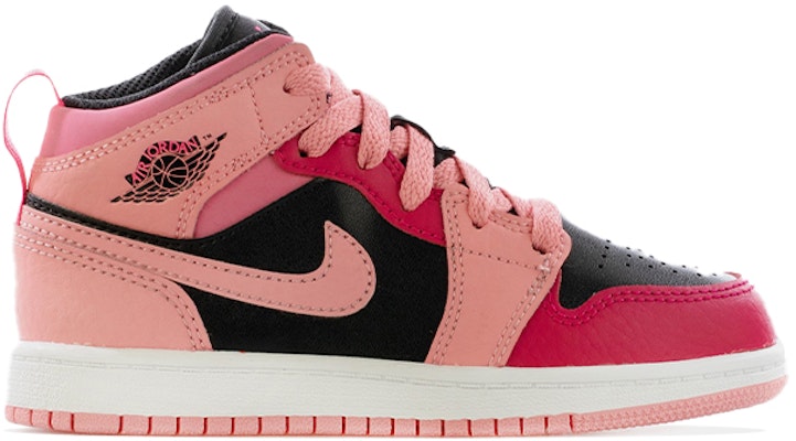(幼童) Air Jordan 1 Mid '珊瑚粉' 640734-662 Order (幼童) Air Jordan 1 Mid '珊瑚粉' 640734-662