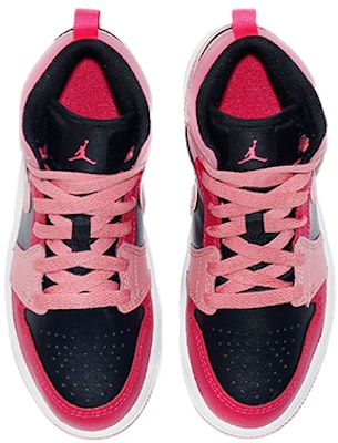 (幼童) Air Jordan 1 Mid '珊瑚粉' 640734-662 Shop (幼童) Air Jordan 1 Mid '珊瑚粉' 640734-662