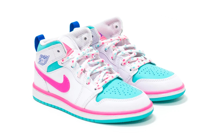 Lookbook (PS) Air Jordan 1 Mid 'Rosa Digital' 640737-102