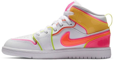 (Preschool) Air Jordan 1 Mid 'Edge Glow' CV4612-100 (Preschool) Air Jordan 1 Mid 'Edge Glow' CV4612-100