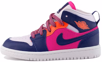 (Preschool) Air Jordan 1 Mid 'Fire Pink' 640737-602 (Preschool) Air Jordan 1 Mid 'Fire Pink' 640737-602