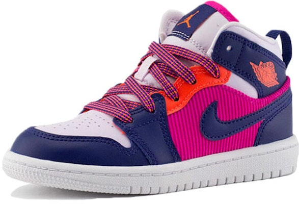 (Preschool) Air Jordan 1 Mid 'Fire Pink' 640737-602 Order (Preschool) Air Jordan 1 Mid 'Fire Pink' 640737-602