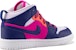 (PS) Air Jordan 1 Mid 'Fire Pink' Wanita 640737-602
